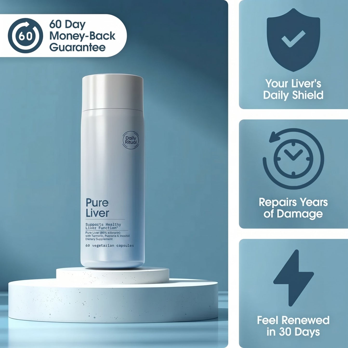 Pure Liver - European Pharmaceutical Grade Liver Protection & Recovery by Daily Ritual™